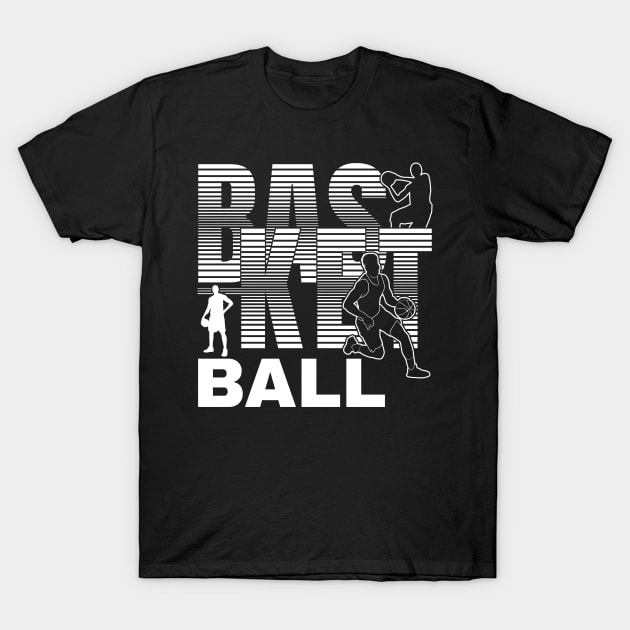 Cool Basketball Apparel Basketball Player Men Women Boy Girl T-Shirt by Gendon Design